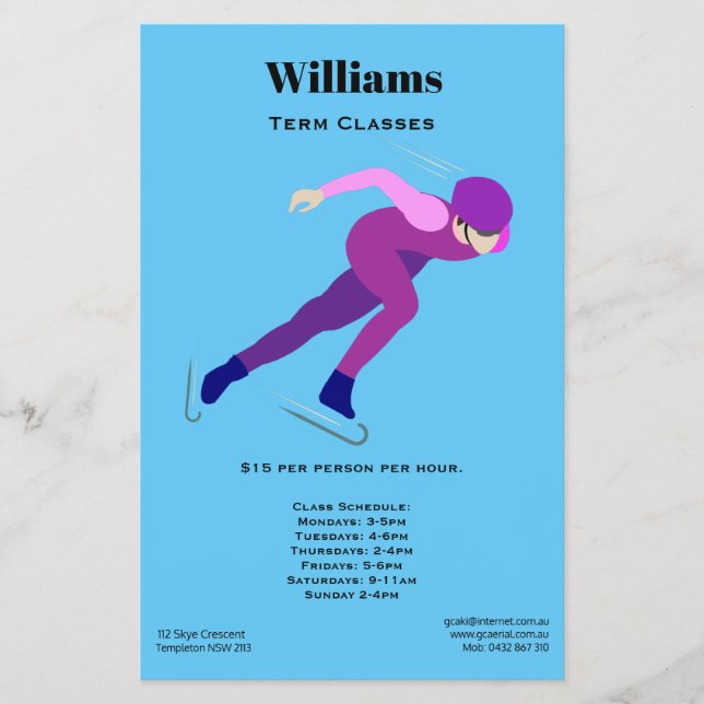 Hastighetskal Flygblad (Framsidan)