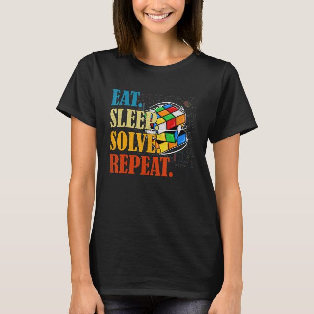 Hastighetskuppens kubikkub Magic Boys Girls T Shirt (Framsida)