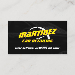 Hastighetsmätare logotyp stil visitkort
