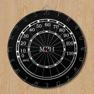 Hastighetsmätare MPH Monogram Garage Dart Board Piltavla