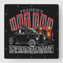 Hastighetssortering efter Hot rod, Station, Fyrkantig Klocka