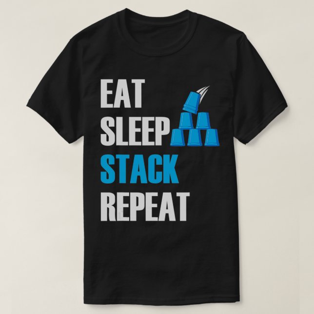 Hastighetsstaplar Kopp Hastighetsstapling Kopp Has T Shirt (Design framsida)