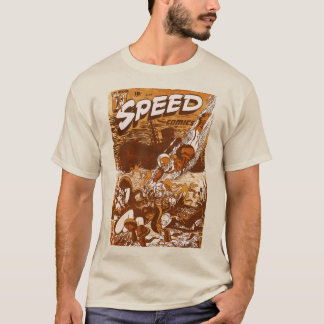 HASTIGHETSTecknader Brown T-Shirt