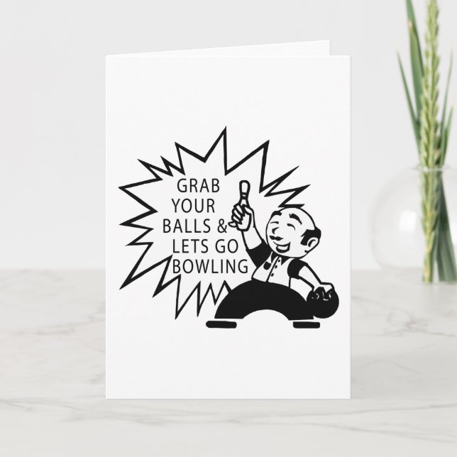 Hastigt grepp dina bollar & låter för att gå att helgkort (Framsida)