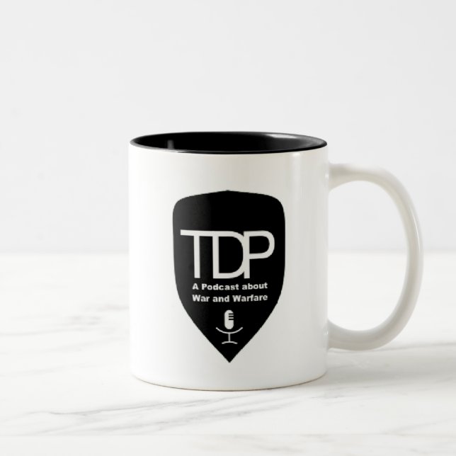 "Hastigt grepp en bok och en spricka på…", Två-Tonad Mugg (Höger)