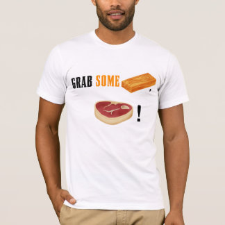 Hastigt grepp några sörjer, kött! tee