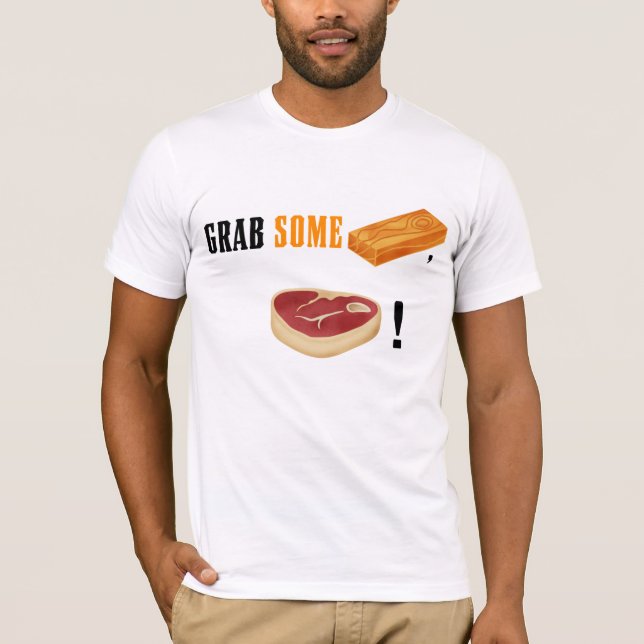 Hastigt grepp några sörjer, kött! tee (Framsida)