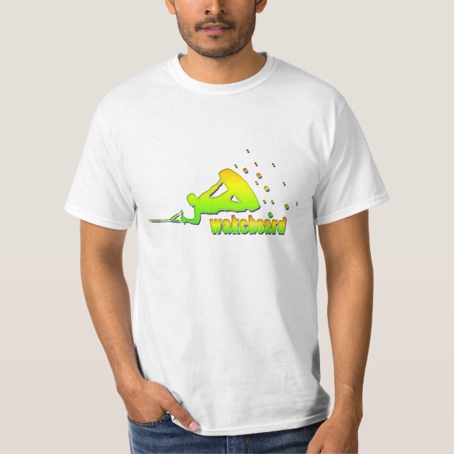 Hastigt grepp, wakeboardskjorta tee shirt (Framsida)