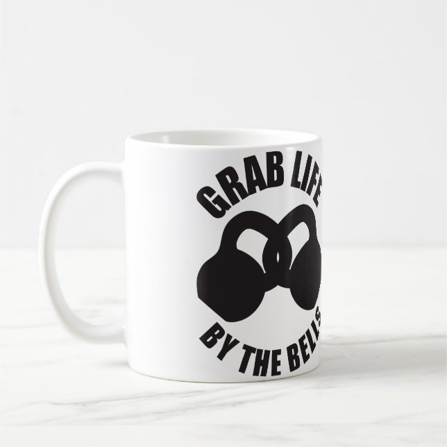 Hastigt greppliv vid Klockor - Kettlebellen Kaffemugg (Vänster)