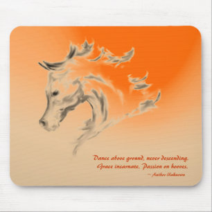 Hästillustration Mousepad - Danc…, - Skräddars Musmatta
