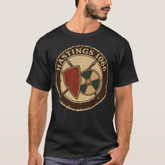 Hastings 1066 Heraldisk Sköldemalj T Shirt