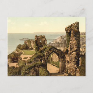 Hastings Castle, Hastings, Sussex, England Vykort