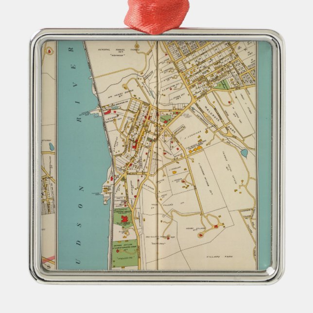 Hastings Dobbs färja, Irvington Julgransprydnad Metall (Framsidan)