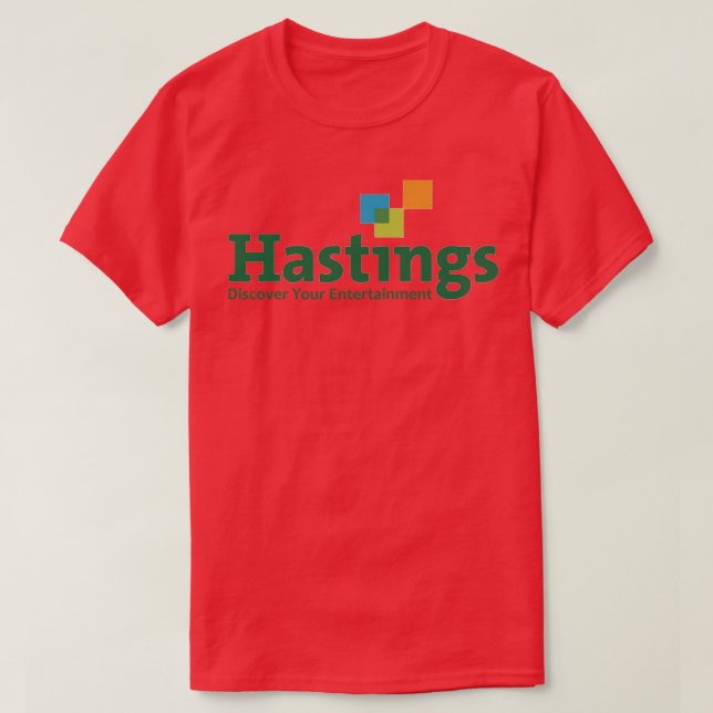 Hastings Entertainment T Shirt (Design framsida)