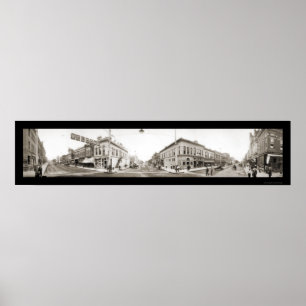 Hastings Nebraska foto 1909 Poster