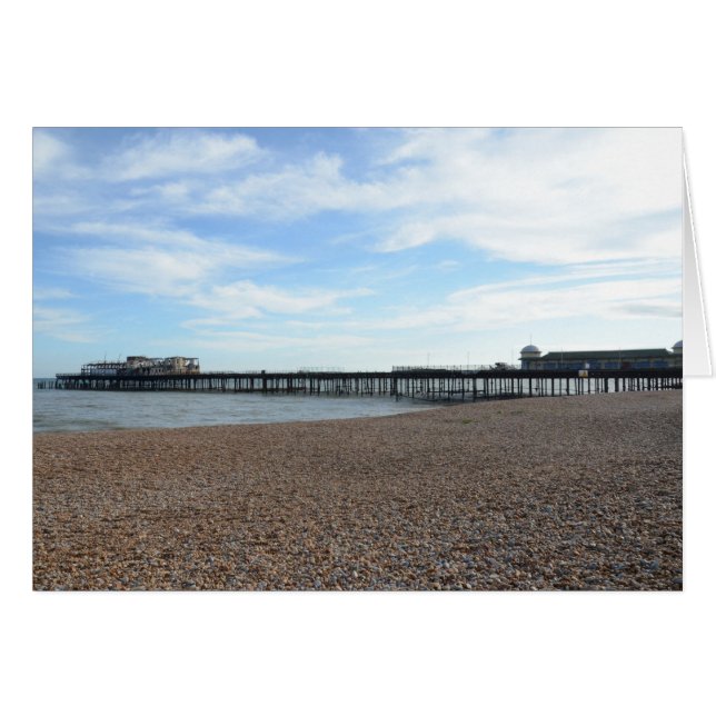 Hastings Pier Hälsningskort (Framsidan Horizontal)