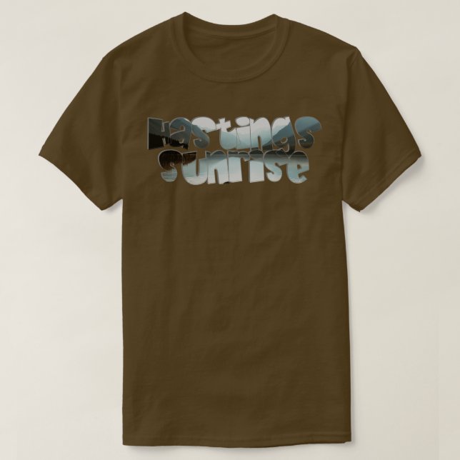 Hastings Sunrise T Shirt (Design framsida)