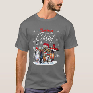 Hästjulen börjar med Kristus Bullmastiff Xma T Shirt