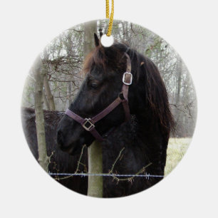 HÄSTJULPRYDNAD JULGRANSPRYDNAD KERAMIK