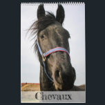 Hästkalender... Kalender<br><div class="desc">Hästkalender...  ..på Ensidig kalender Fransk Kanada.</div>