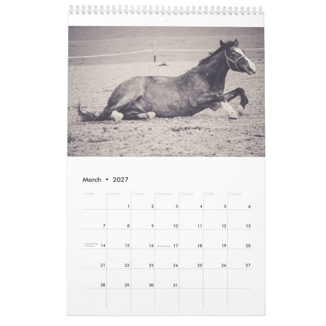 Hästkalender... Kalender (Mar 2027)