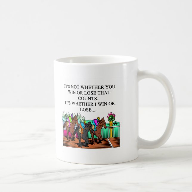 hästkapplöpning derby kaffemugg (Höger)