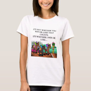 hästkapplöpning derby t-shirt