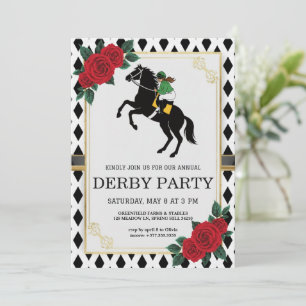 Hästkapplöpning Derbyfest Vintage Inbjudan 2026