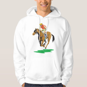 Hästkapplöpning Hoodie