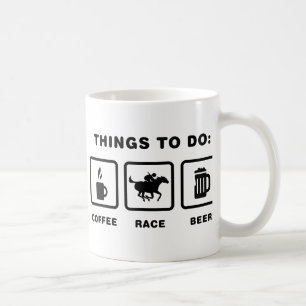 Hästkapplöpning Kaffemugg