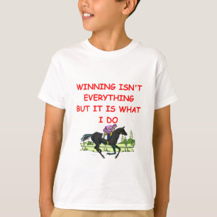 hästkapplöpning tee shirt