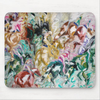 Hästkapplöpningen Mousepad Musmatta