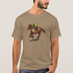 Hästkapplöpningmanar T-tröja T-shirt