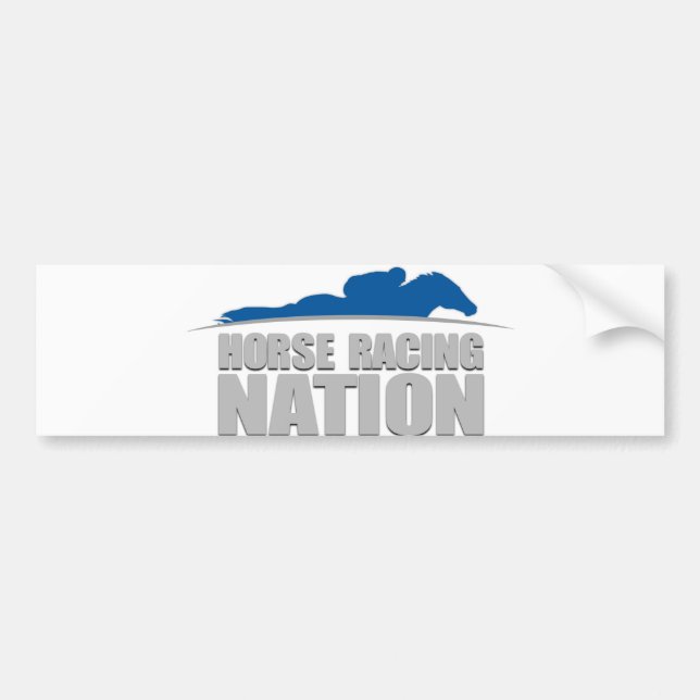 Hästkapplöpningnationbildekal Bildekal (Framsidan)