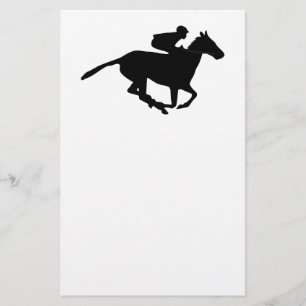 HästkapplöpningPictogram Brevpapper