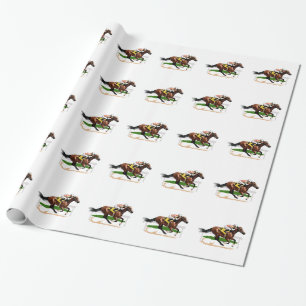 Hästkapplöpningplats Presentpapper