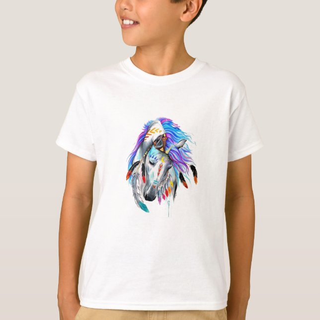 Hästkonst T Shirt (Framsida)