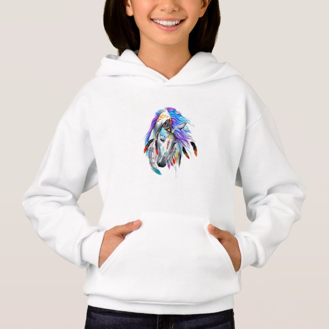 Hästkonst T Shirt (Framsida)