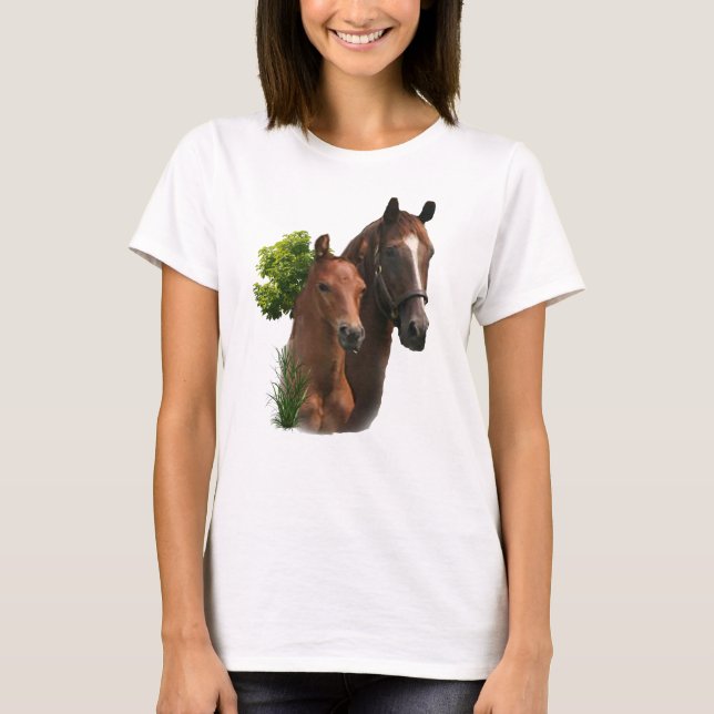 Hästkonst Tee Shirt (Framsida)