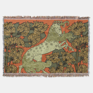 Hästkonsthantverk Art nouveau Mysfilt