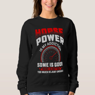 Hästkraft är mitt missbruk Racing Herrars Dragrac T Shirt