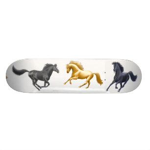 HästkraftSkateboard Old School Skateboard Bräda 18 Cm