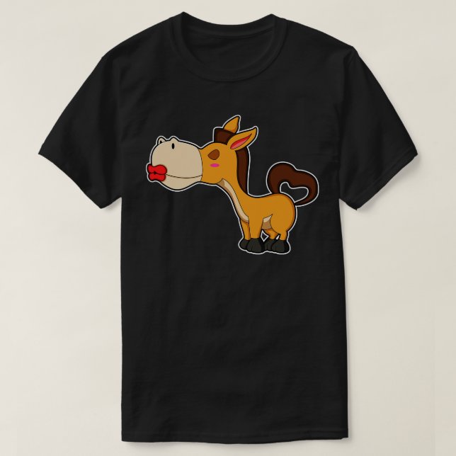 Hästkyss T Shirt (Design framsida)