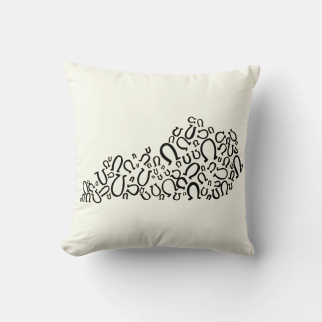 Hästlanddekorativ kudde (Framsida)