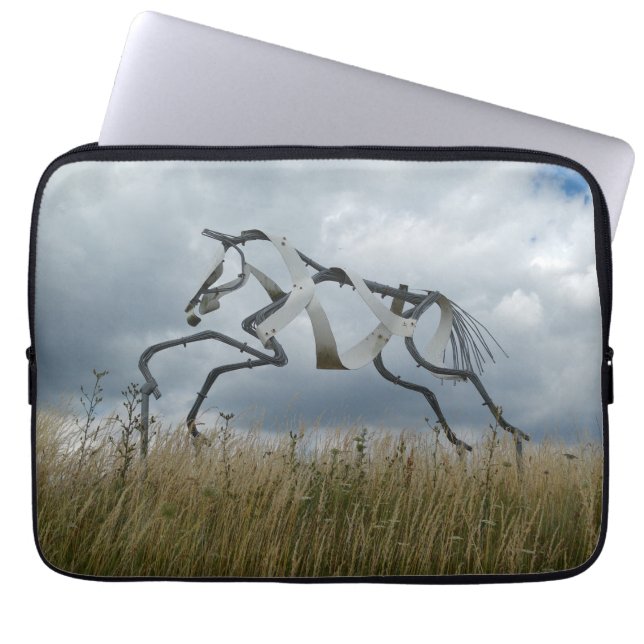 Hästlaptop sleeve (Framsidan)