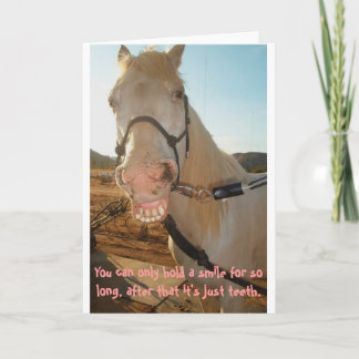 Hästleendehälsning CardBlank Kort