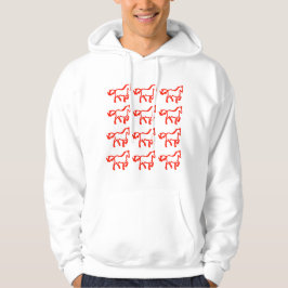 Hästlinjemönstrad sweatshirt – Identitetsförklarin