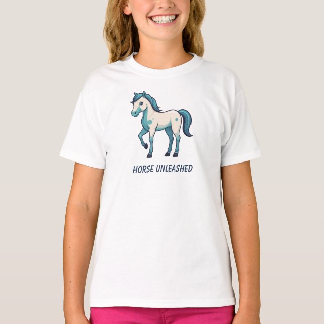 Hästlöshet: citat från Majestic Steed T Shirt (Framsida)