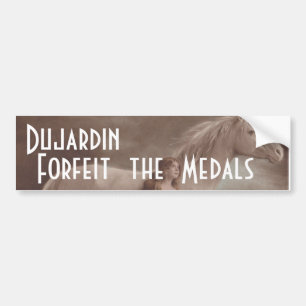 Hästmissbrukare som förlorar medaljer dujardin bildekal