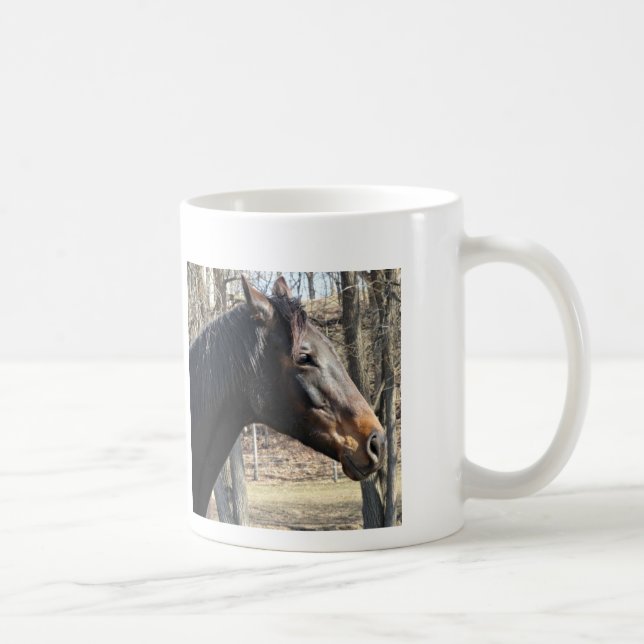 Hästmugg, anpassade med ditt egna foto kaffemugg (Höger)